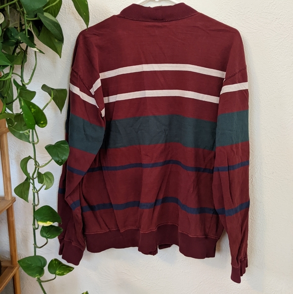 Maroon Rugby Cardigan - Picture 4 of 7